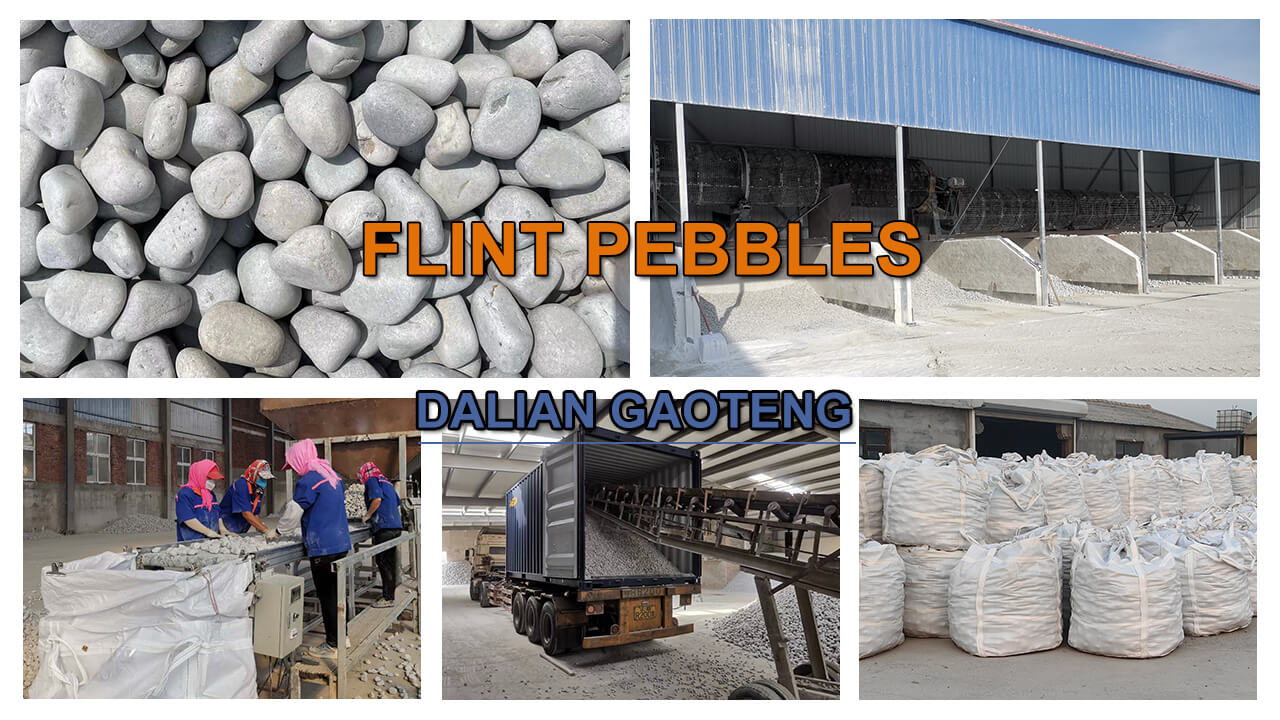 How do we produce flint pebbles?